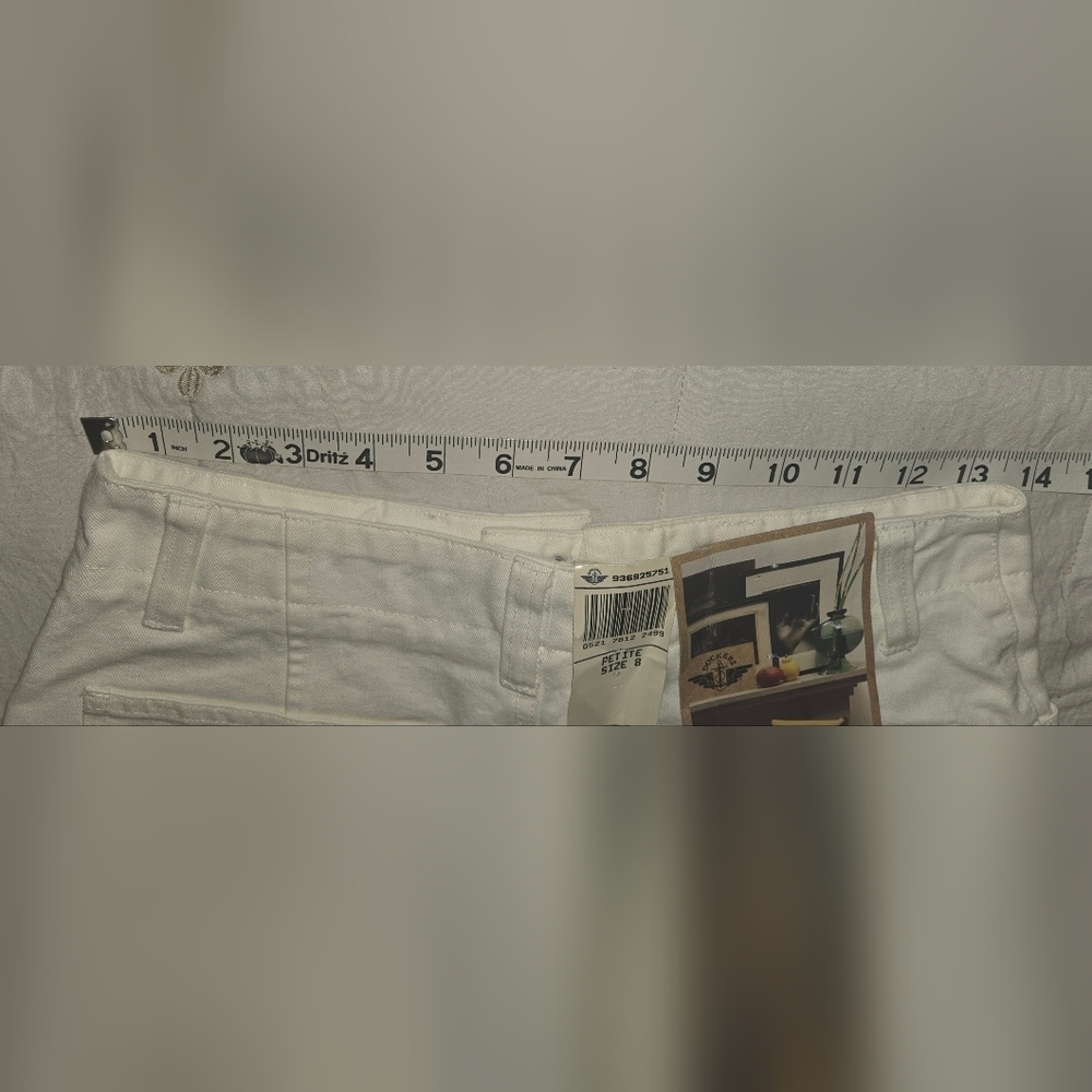 Vintage 1 Production Garment Dockers White Denim Skirt - Picture 4 of 7
